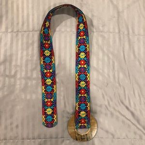 Bohemian floral belt